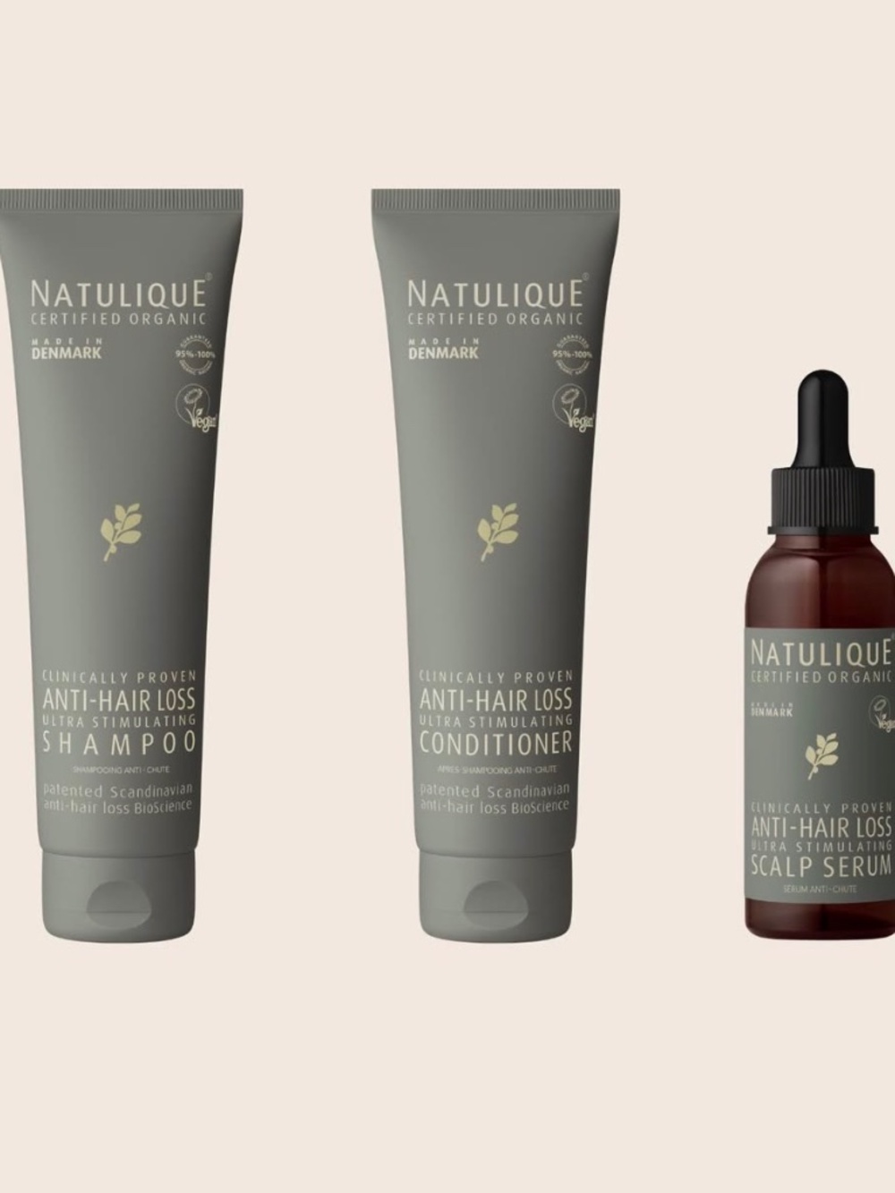 Trio Anti Hair Loss NATULIQUE products